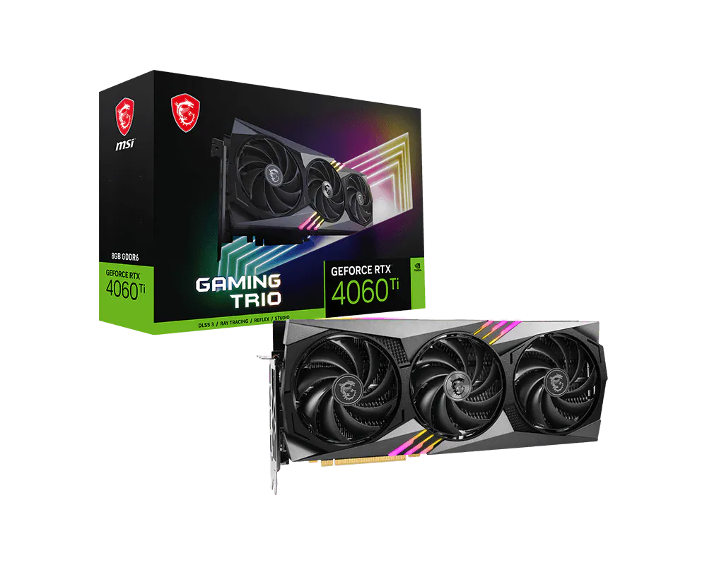 MSI GeForce RTX 4060 Ti GAMING TRIO 8G